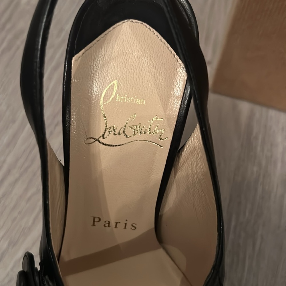 💥PRICE DROP💥Authentic♥️Christian Louboutins🖤EUC Pinched Toe Platform - Picture 14 of 16